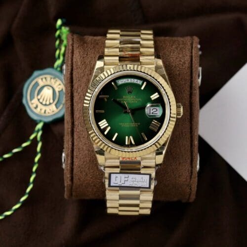 Rolex Day-Date 228238-0069 Green Ombre 185 Grams QF Factory 40mm